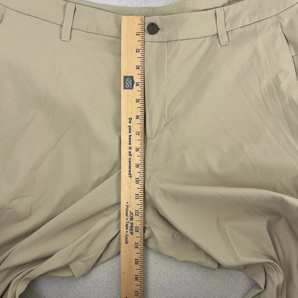 Lululemon ABC Pants 38x32 Mens‎ Khaki Slim Fit Technical Performance Golf Casual